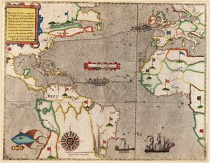 Drakesin reitti Atlantin valtameren yli, 1586